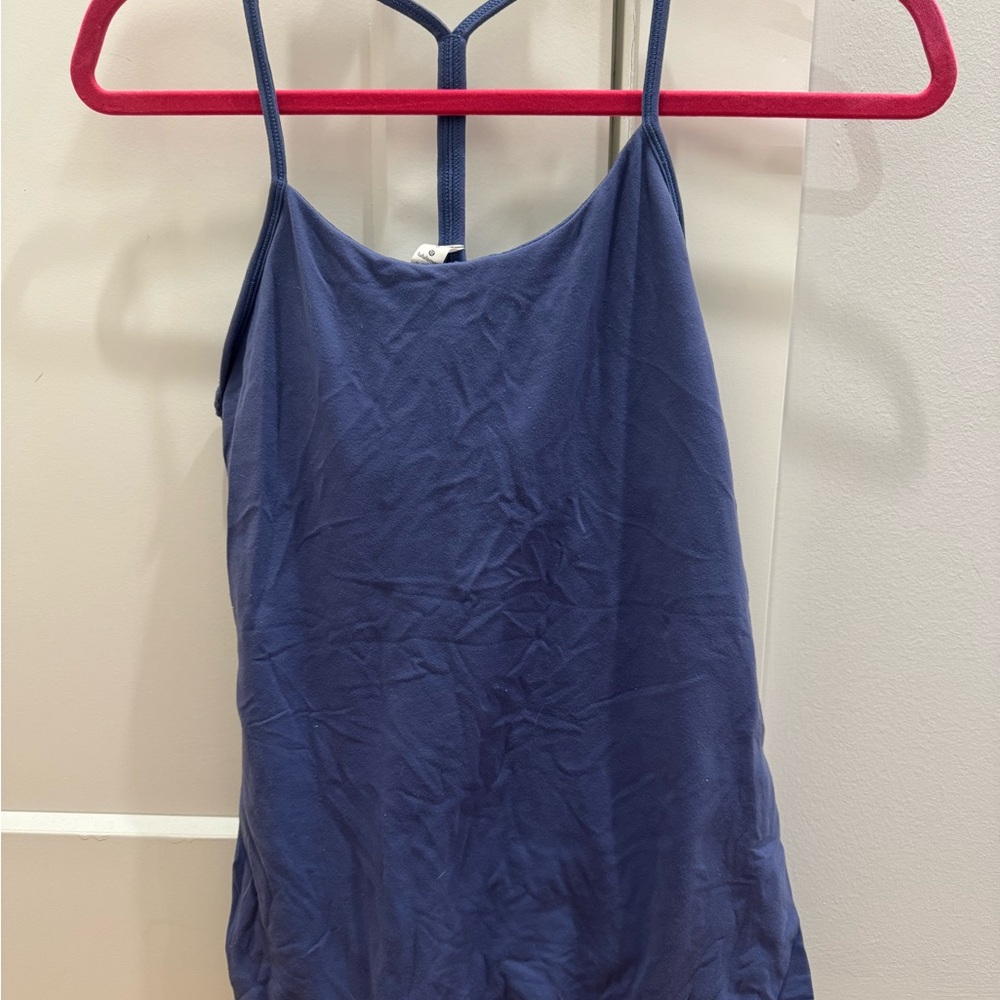 Lululemon Athletica Blue Fitted Sleeveless Camisole